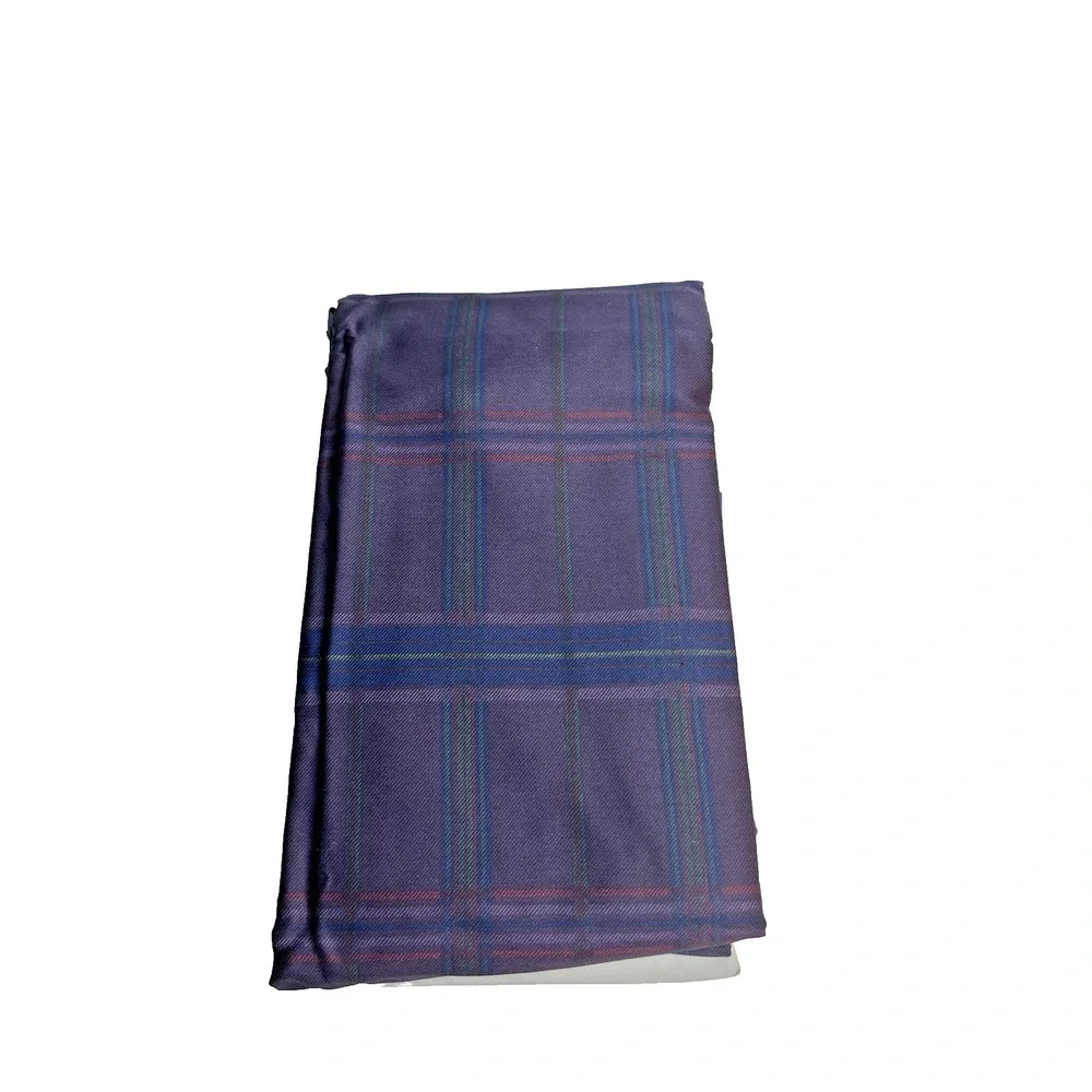 New Pr Ralph Lauren Rutherford Park Purple Plaid 2 Standard Pillowcases NIP